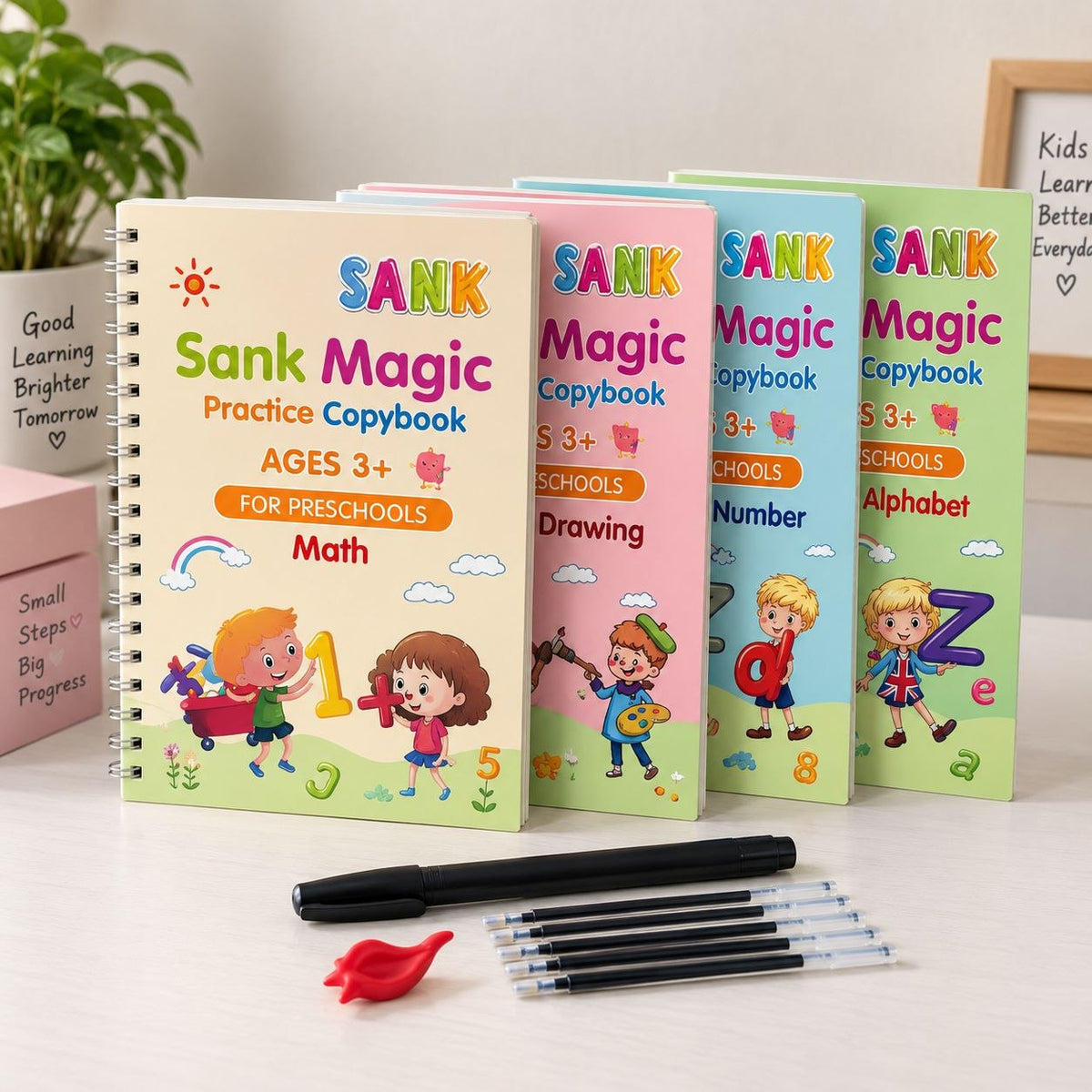 FEMZOA Magic Writing & Learning Book Set