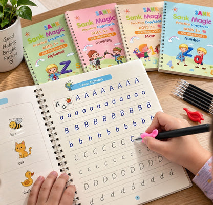 FEMZOA Magic Writing & Learning Book Set